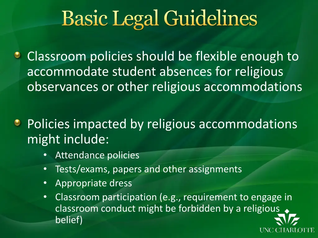 basic legal guidelines 10