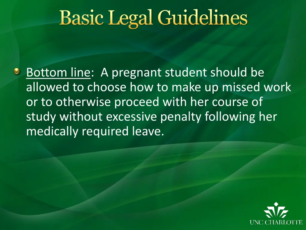 basic legal guidelines 15