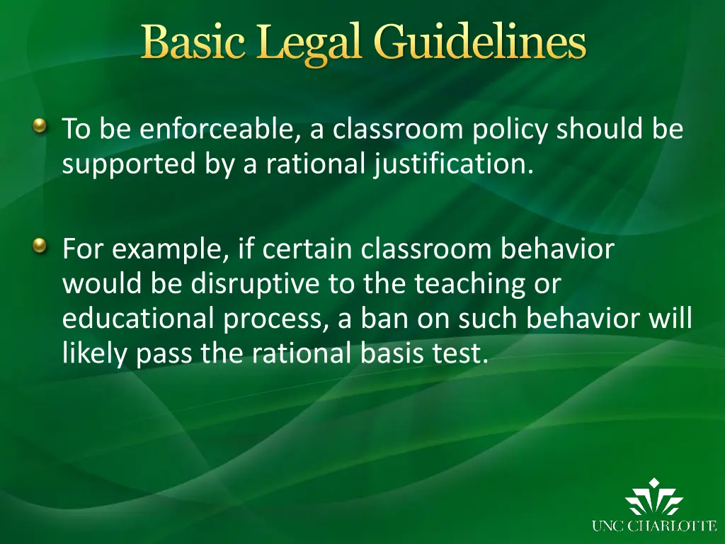 basic legal guidelines 2