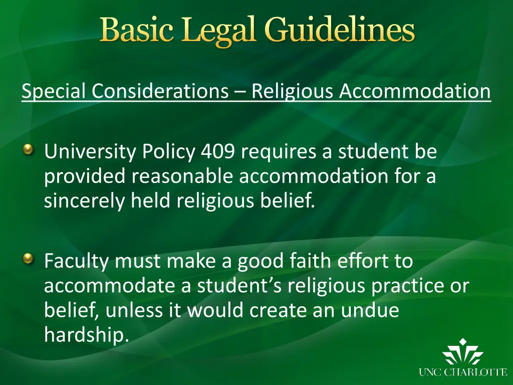 basic legal guidelines 8