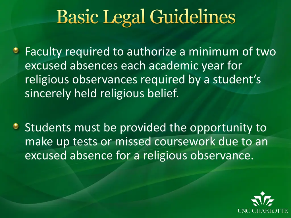 basic legal guidelines 9