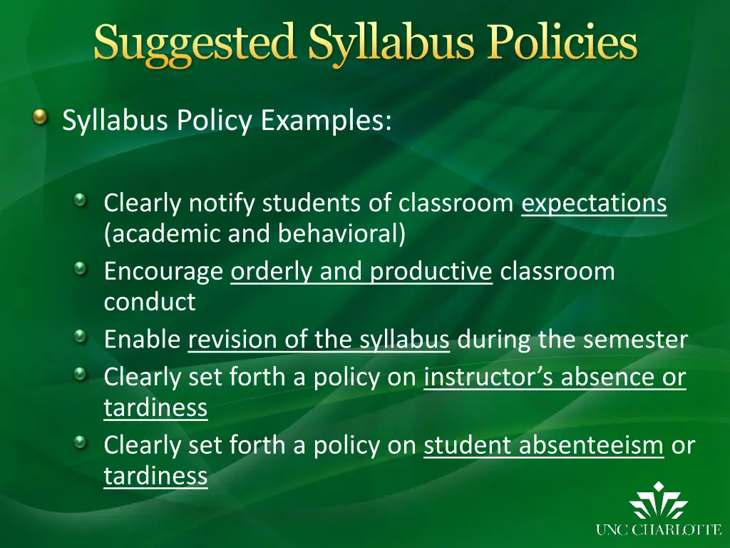 suggested syllabus policies 1