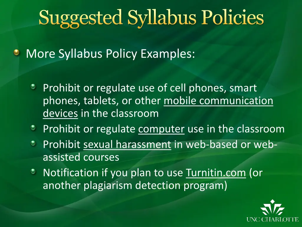 suggested syllabus policies 3
