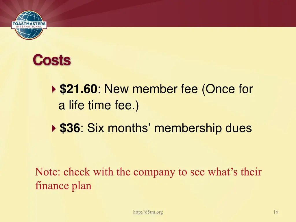 costs