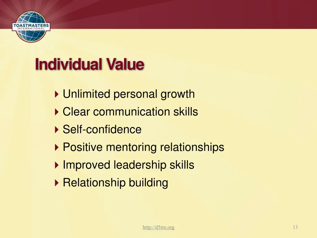individual value