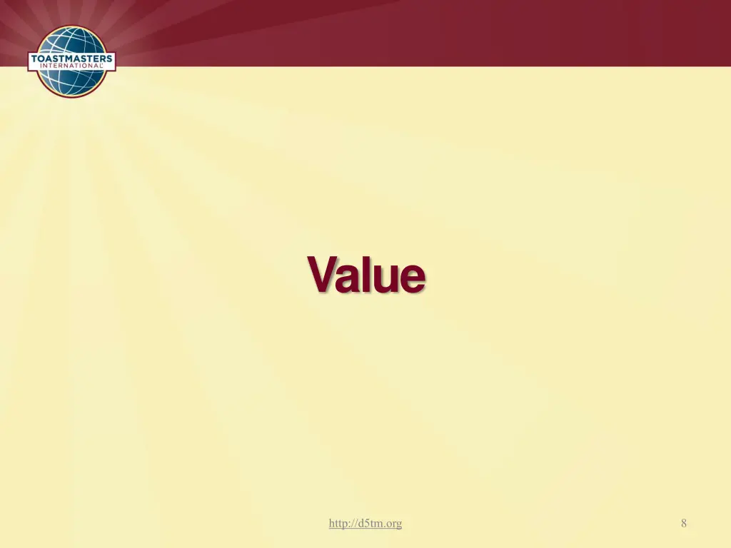 value