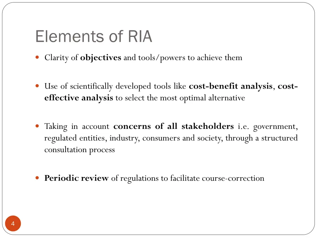 elements of ria