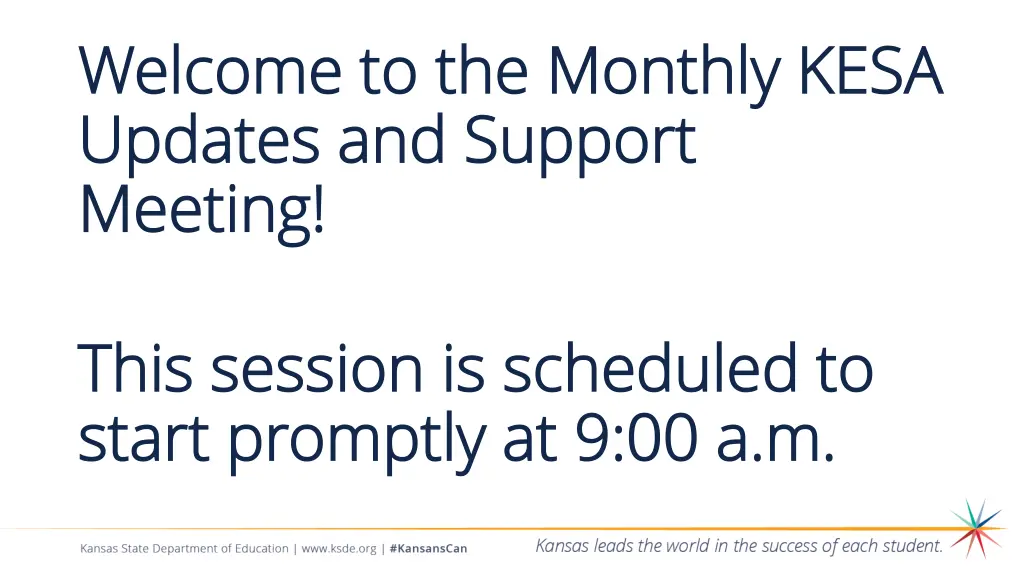 welcome to the monthly kesa welcome