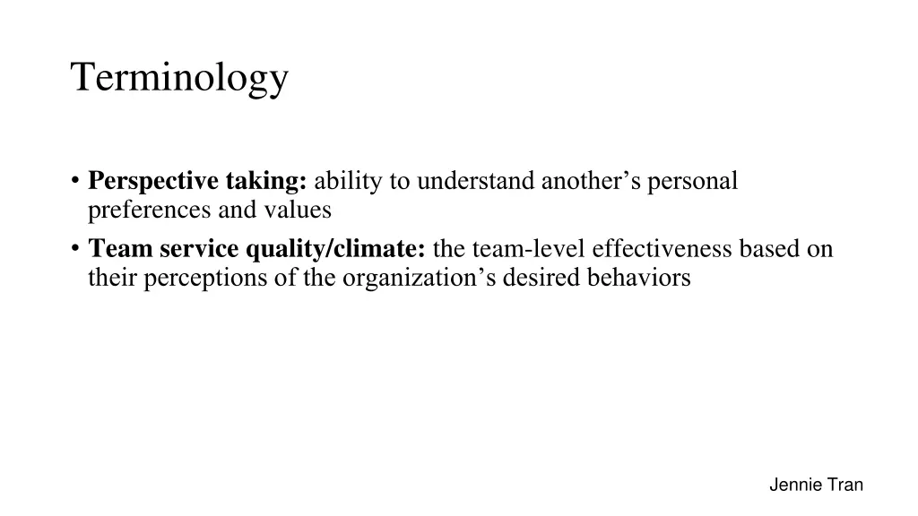 terminology 2