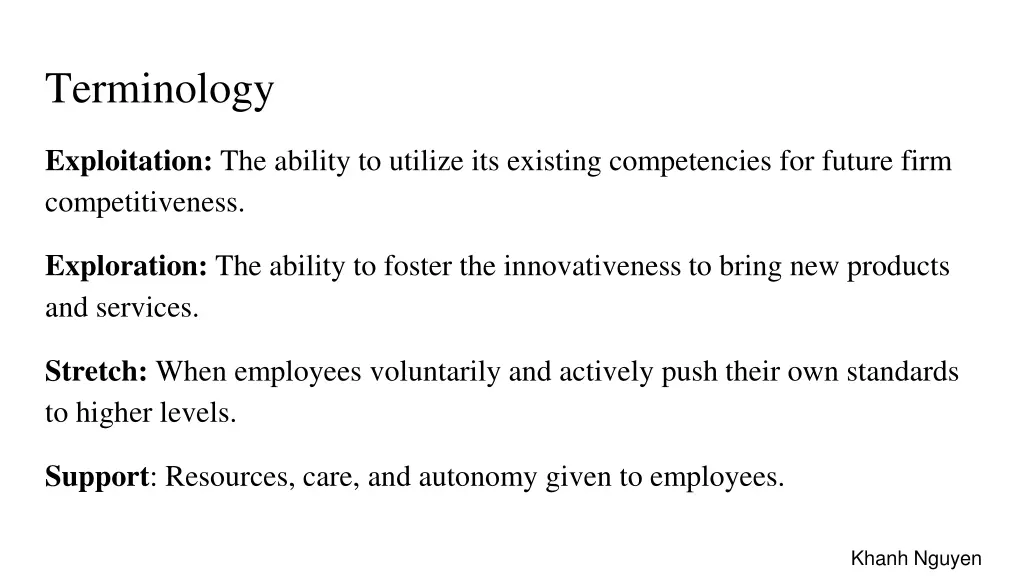 terminology 4