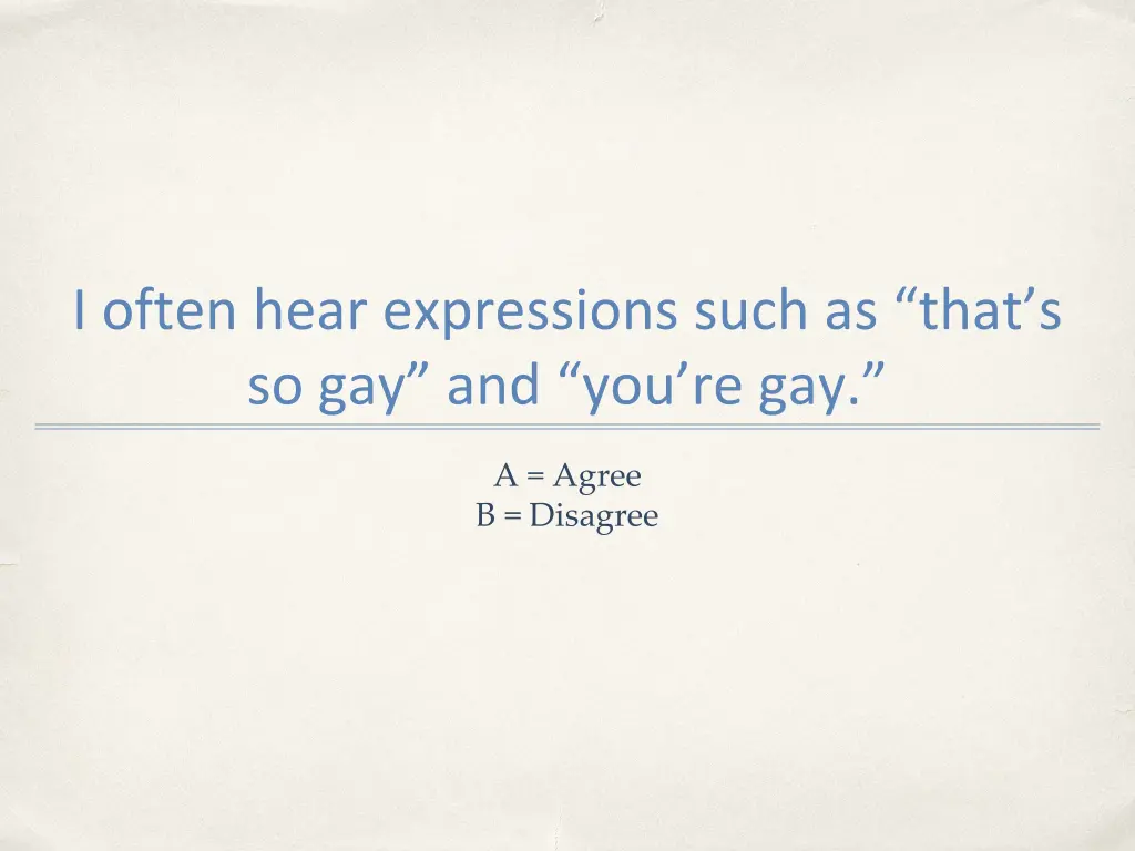 i often hear expressions such as that