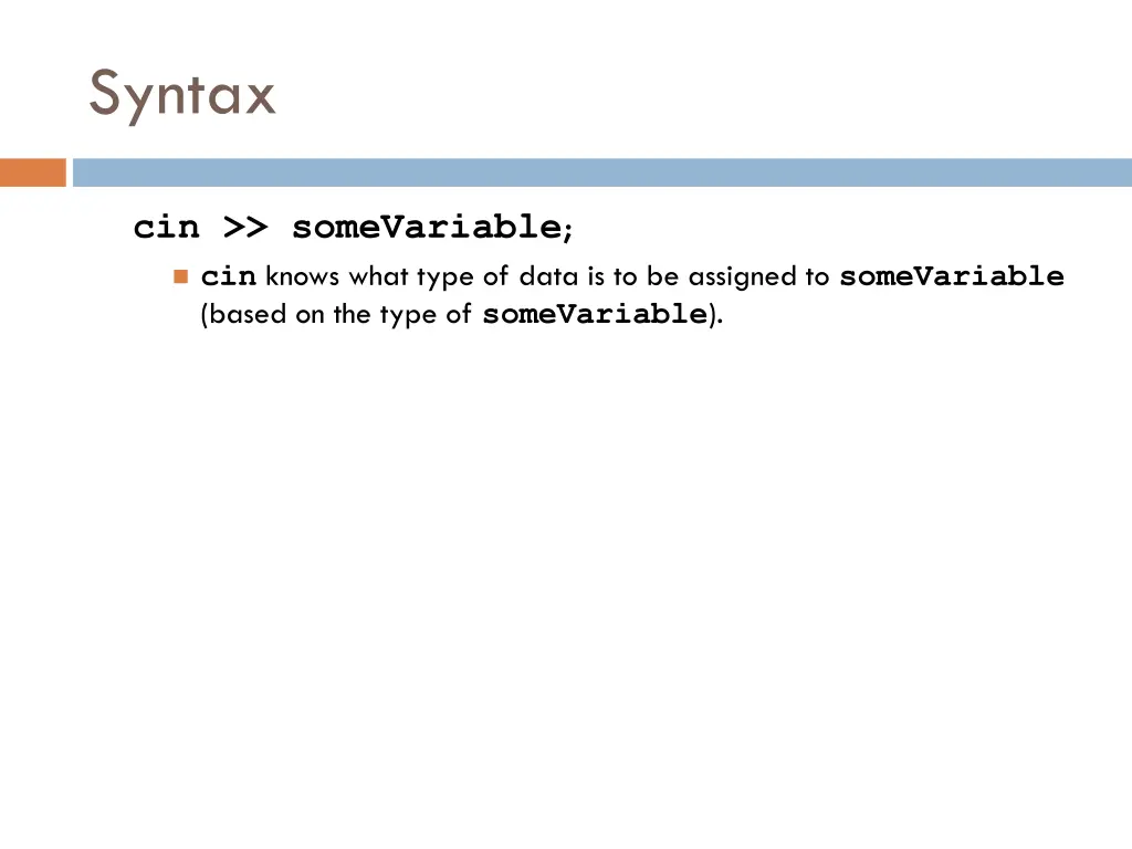 syntax