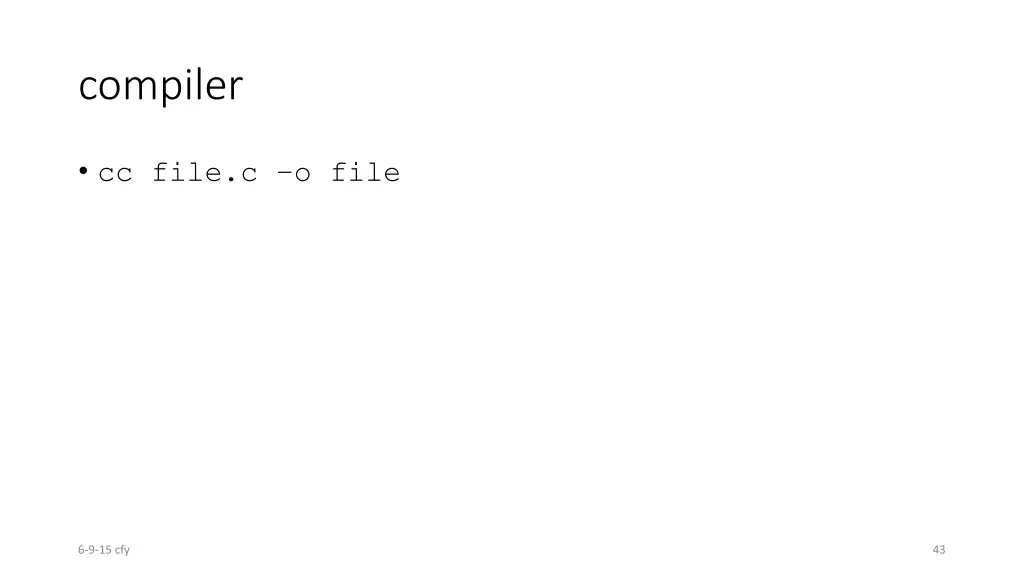 compiler