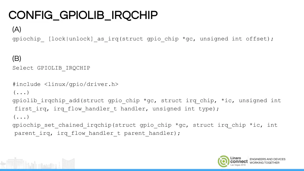 config gpiolib irqchip config gpiolib irqchip