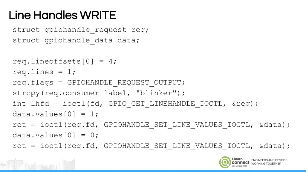 line handles write line handles write