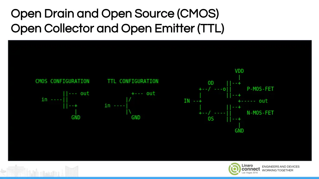 open drain and open source cmos open drain