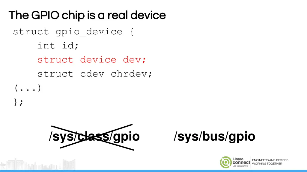 the gpio chip is a real device the gpio chip
