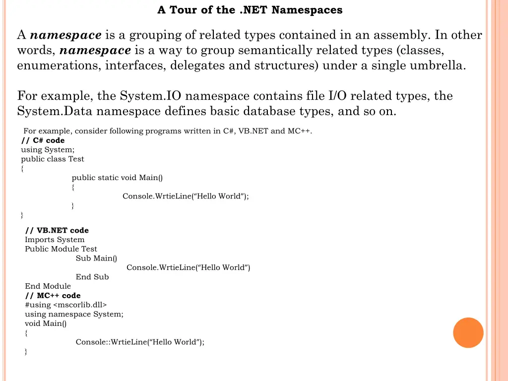 a tour of the net namespaces