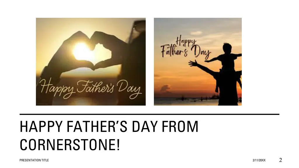 happy father s day from cornerstone