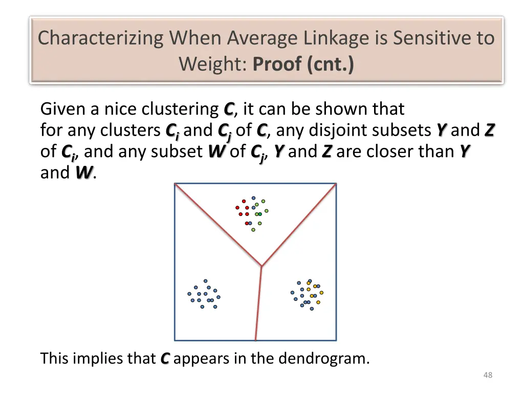 characterizing when average linkage is sensitive 3