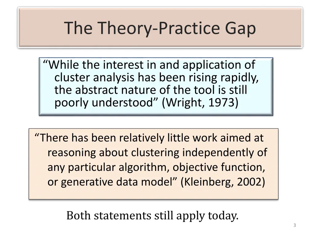 the theory practice gap 1