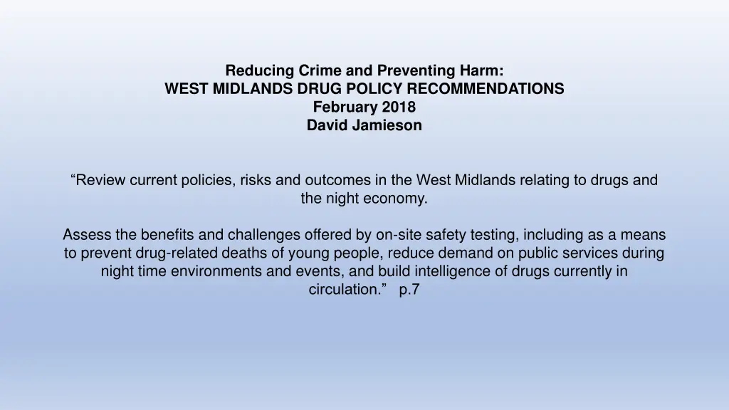 reducing crime and preventing harm west midlands