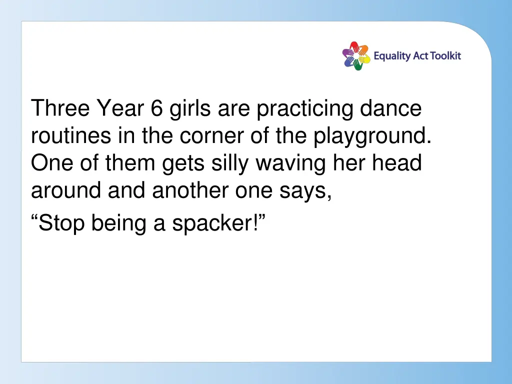 three year 6 girls are practicing dance routines