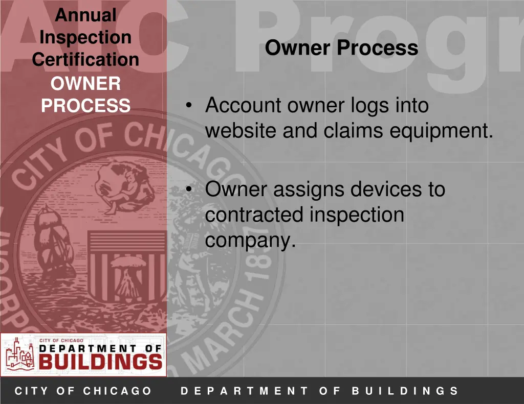 aic progr process account owner logs into website
