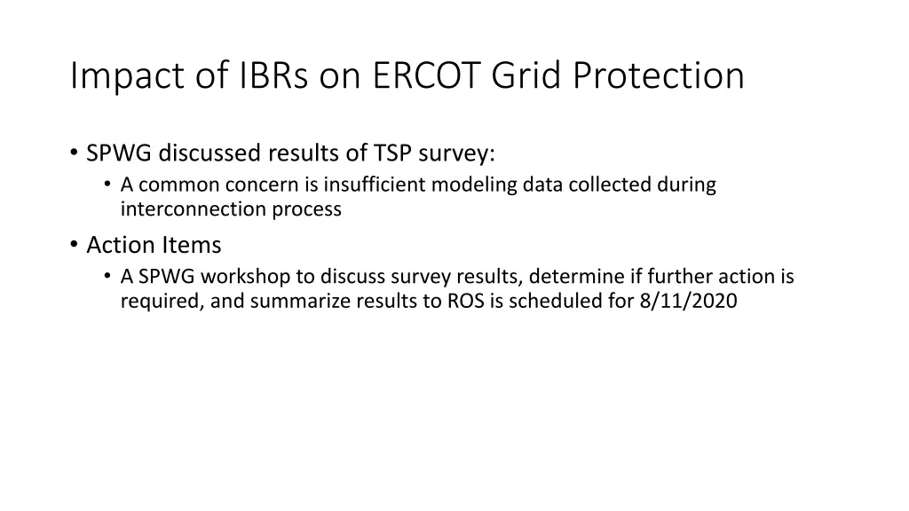 impact of ibrs on ercot grid protection 1