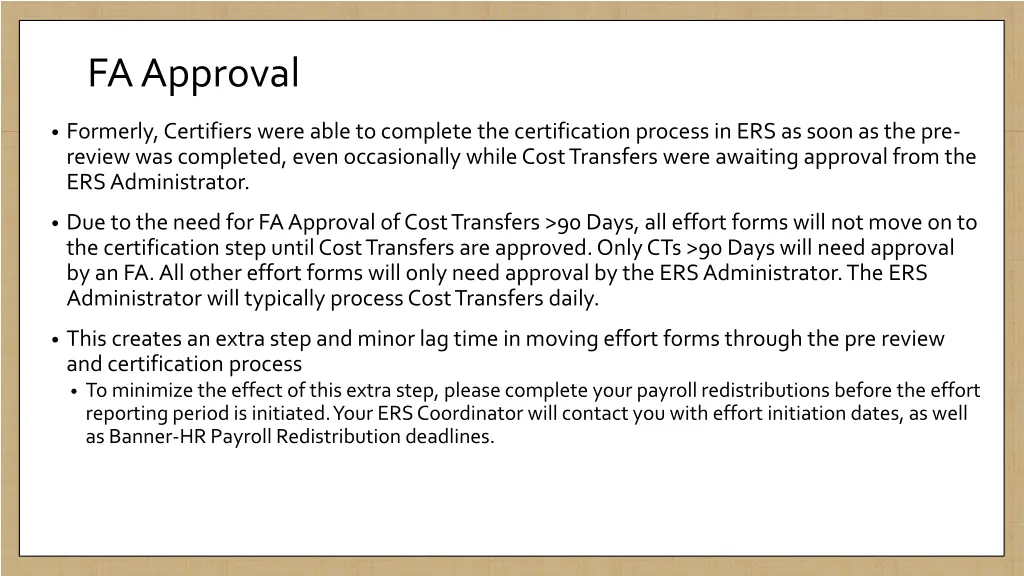 fa approval 2