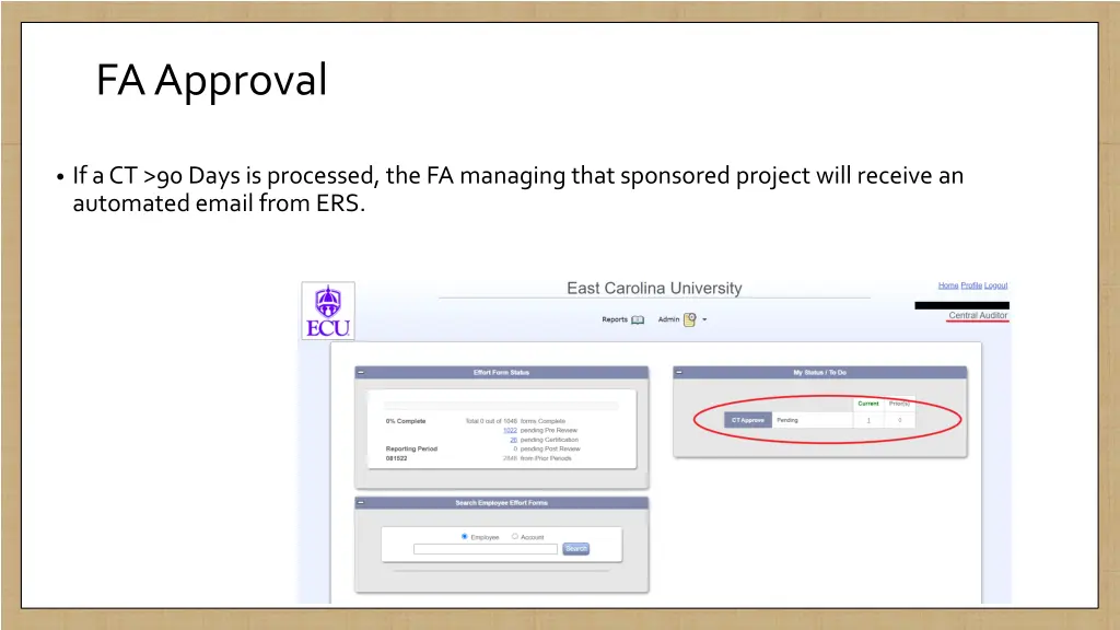 fa approval
