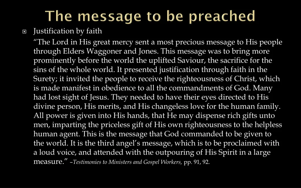 justification by faith the lord in his great