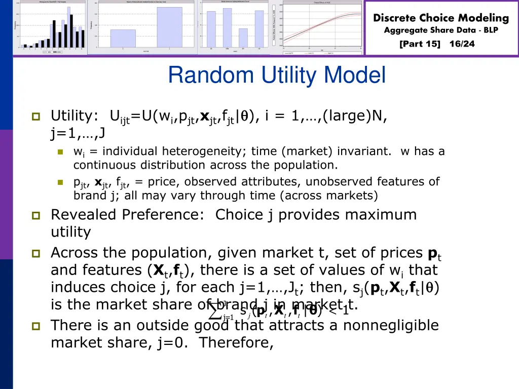 discrete choice modeling aggregate share data blp 15