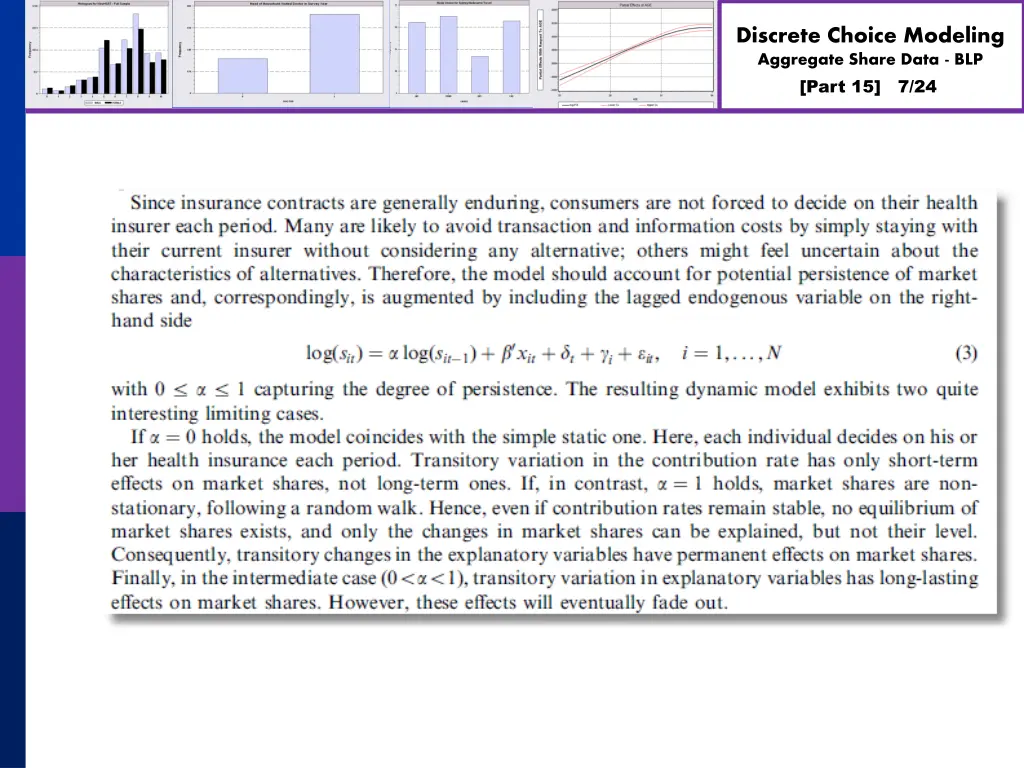 discrete choice modeling aggregate share data blp 6