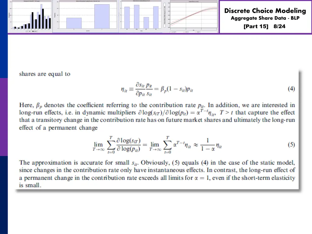 discrete choice modeling aggregate share data blp 7