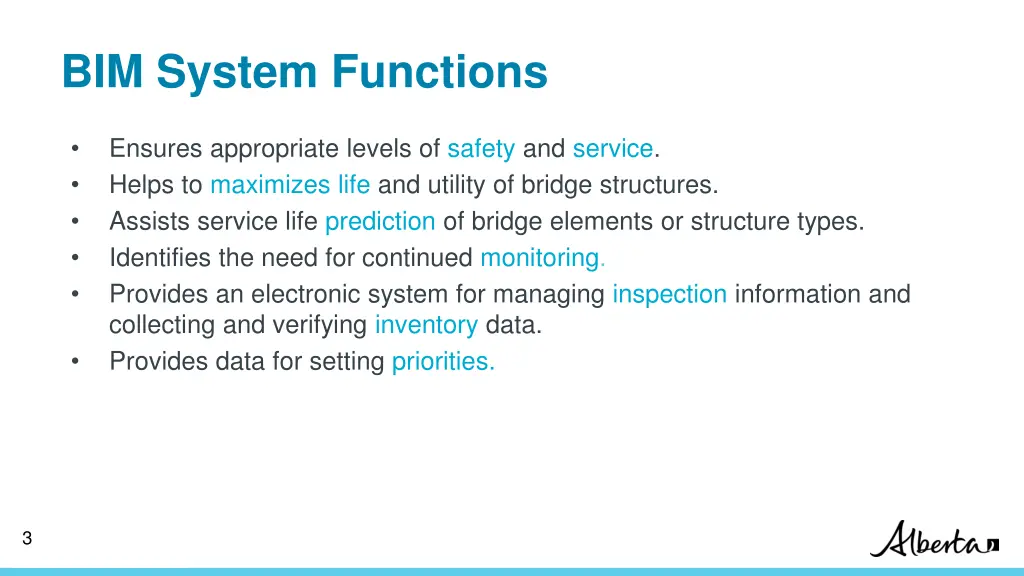 bim system functions