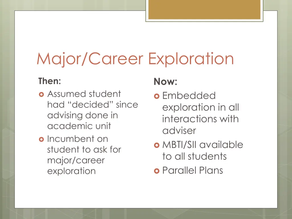 major career exploration