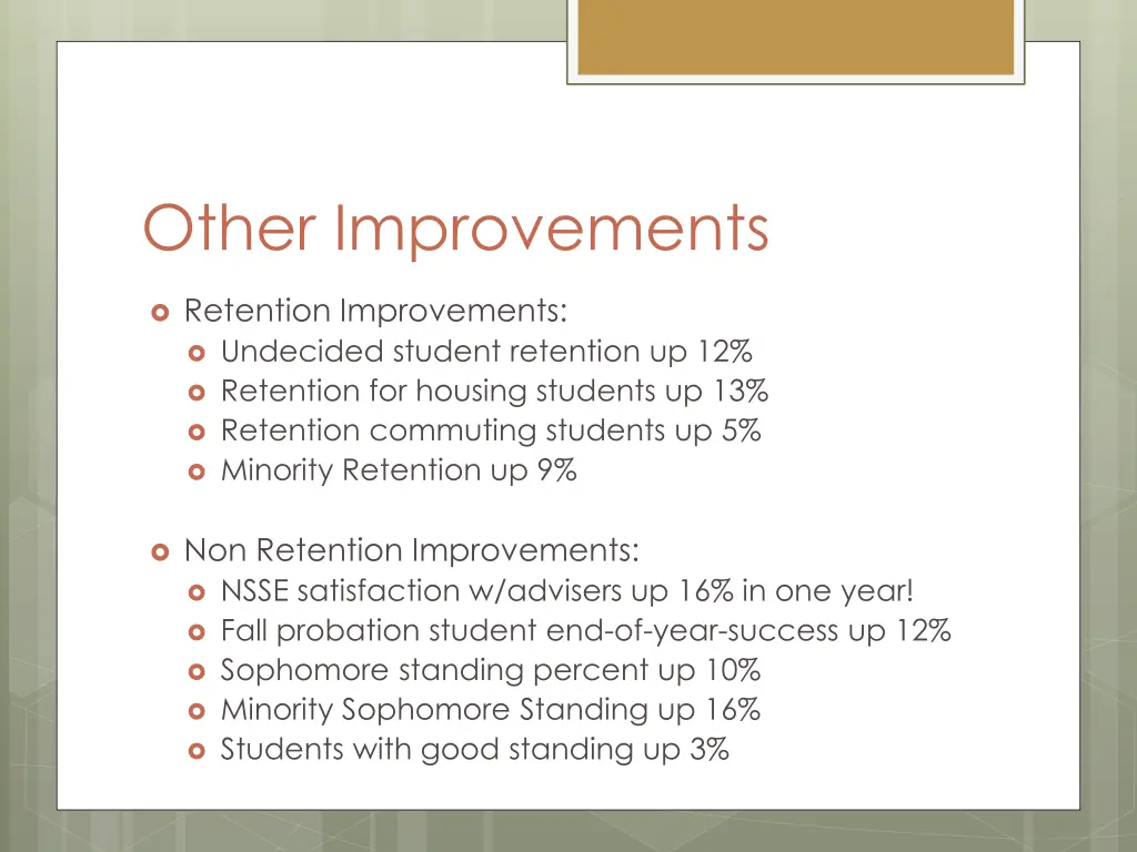 other improvements