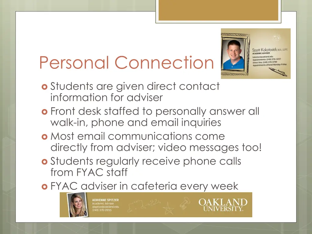 personal connection