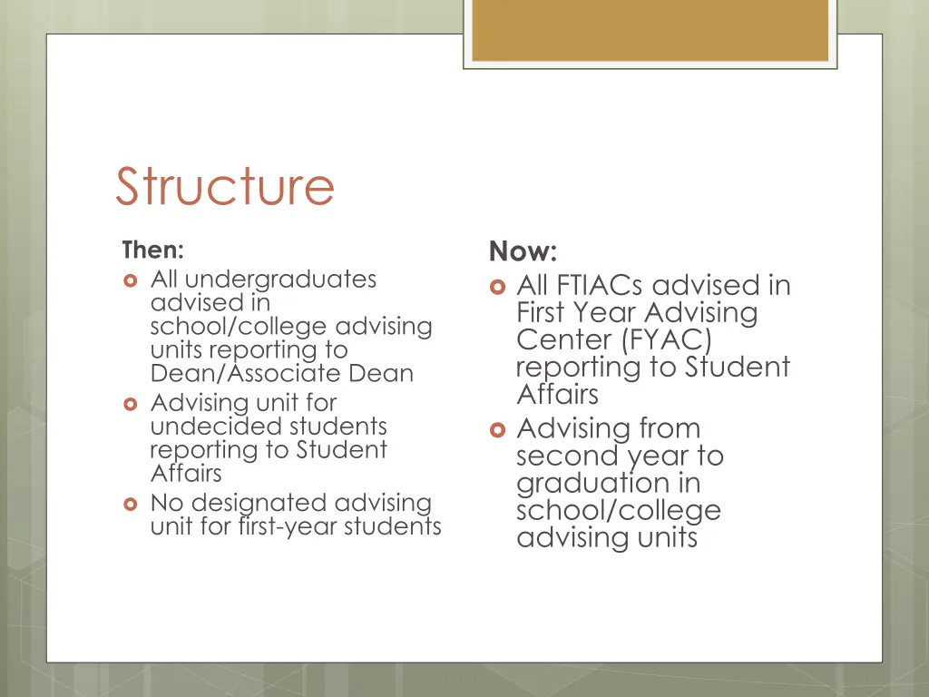 structure