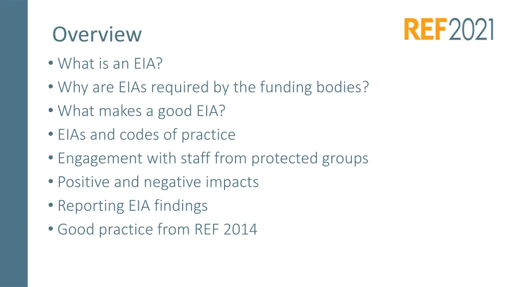 overview what is an eia why are eias required
