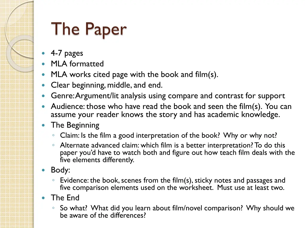 the paper