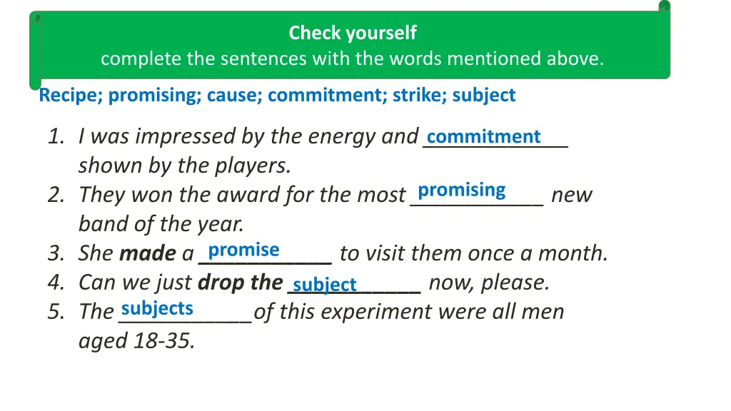 check yourself