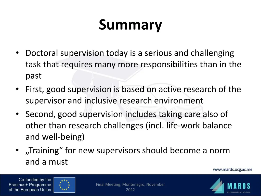 summary
