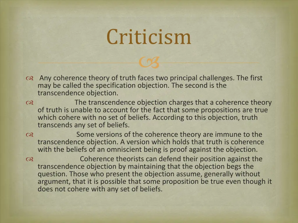 criticism 1