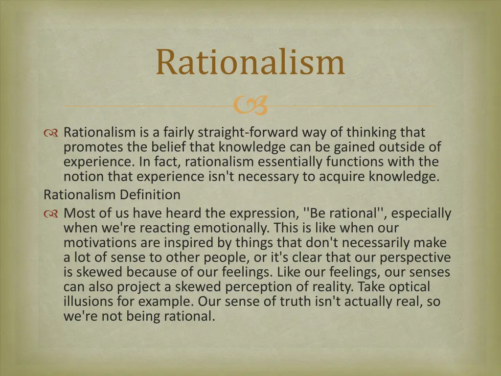 rationalism