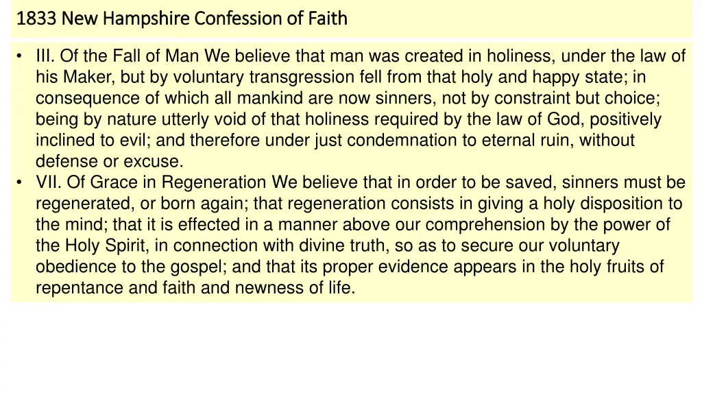 1833 new hampshire confession of faith 1833