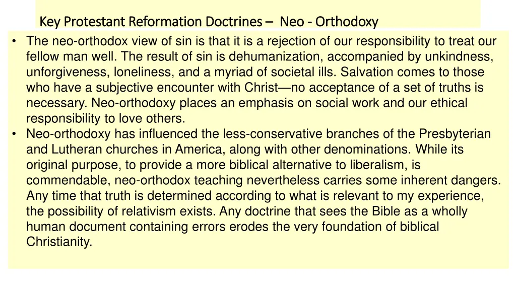 key protestant reformation doctrines 1