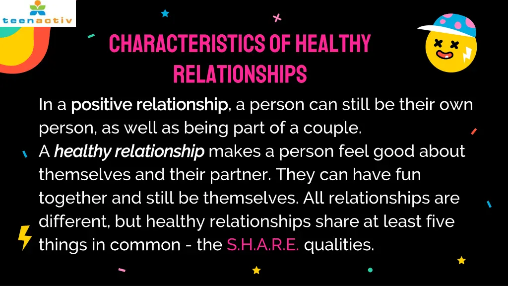 characteristics of healthy relationships