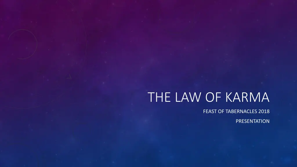 the law of karma